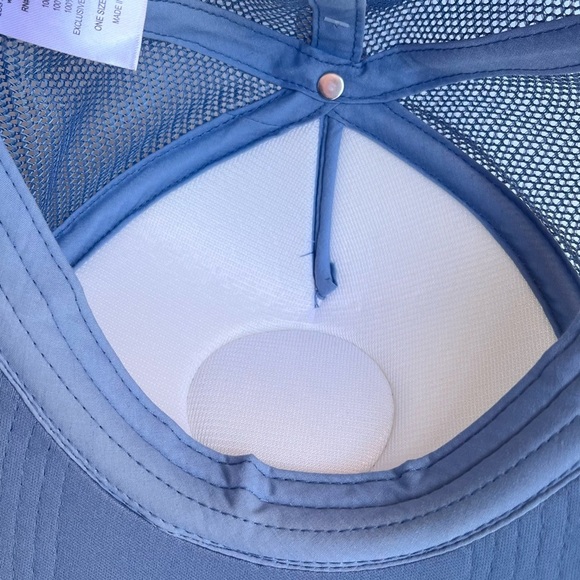 Blue and White Trucker Hat - Picture 4 of 5